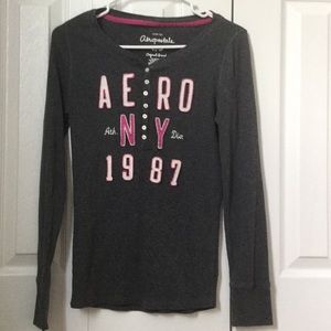 Girls Aeropostale long sleeve shirt